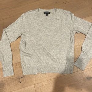 Top Shop thin gray sweater